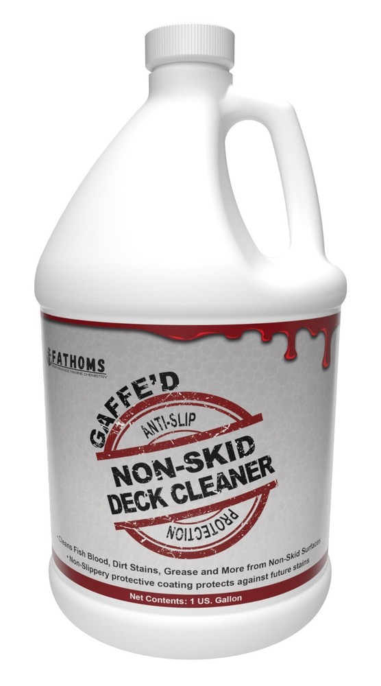Gaffe'd Non-Skid Deck Cleaner; Boat Deck Cleaner with Protective Polymer; 1 Gal