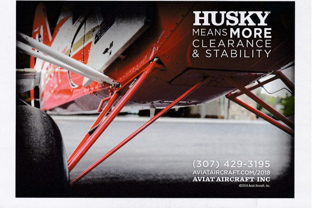 Three Husky Aircraft Ads 9/1/2025i