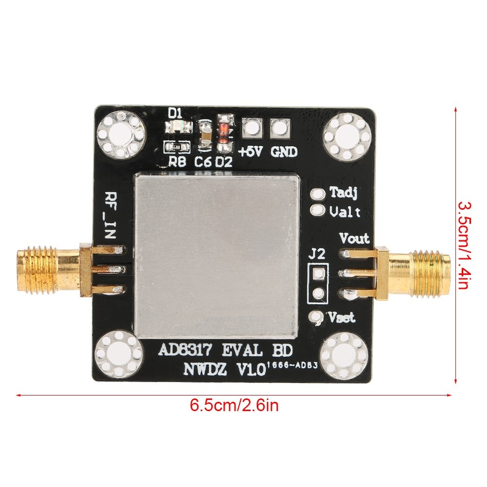 AD8317 1M-10GHz 60dB RF Power Meter Logarithmic Detector Controller For NY