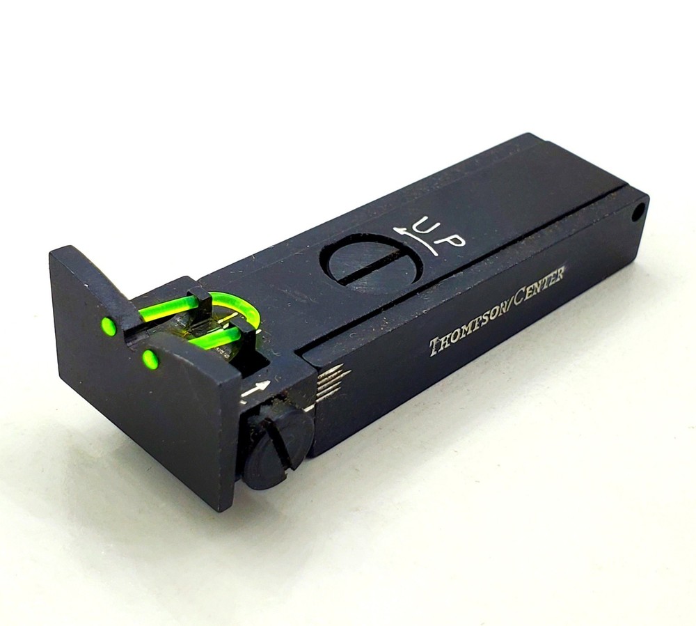 1x Thompson Center Fiber Optic Rear Sight Contender Round Barrel Muzzleloader TC