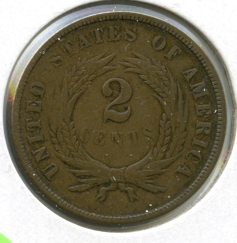 1867 2-Cent Coin - Two Cents - Q430
