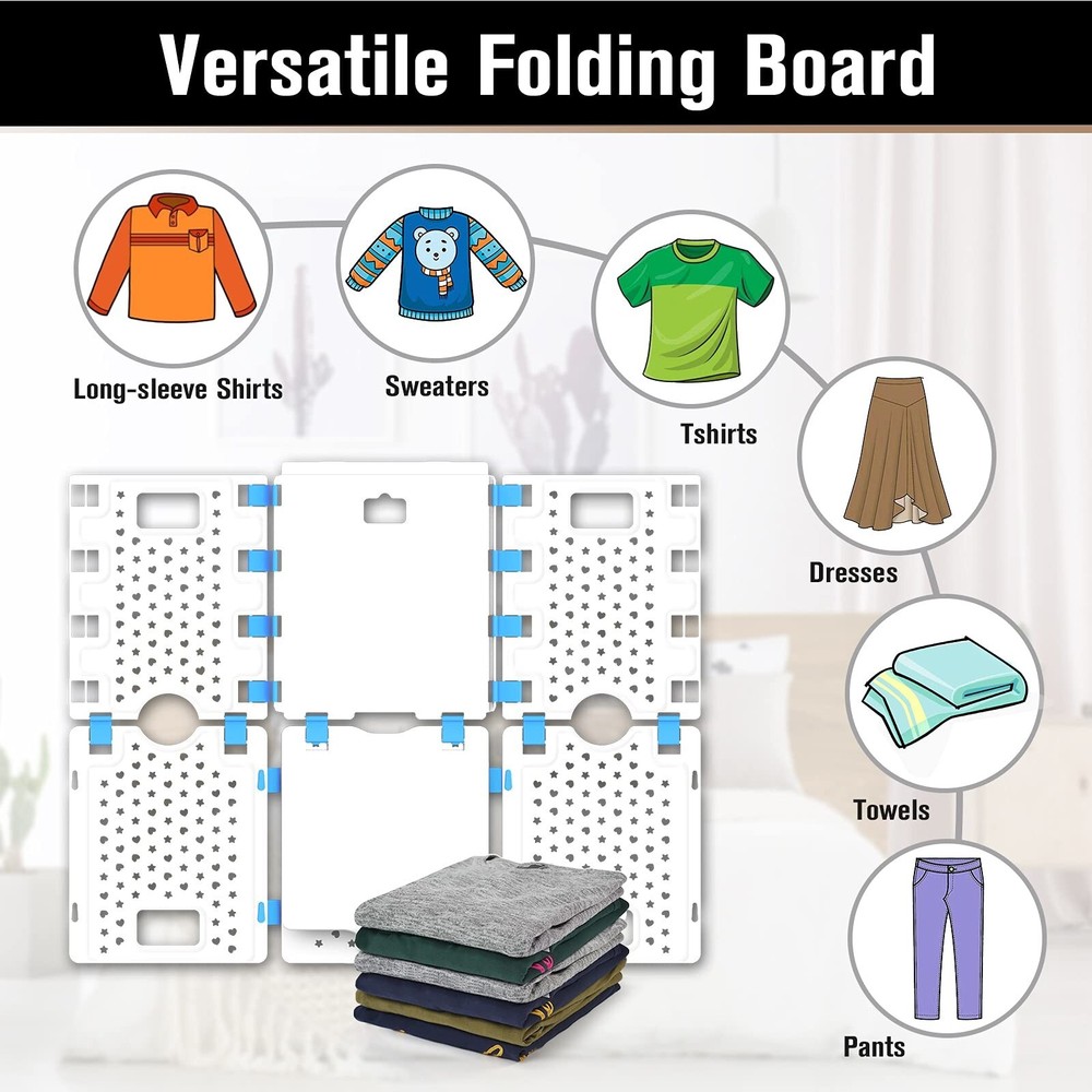 BoxLegend Version 4 Shirt Folding Board t Shirts Clothes Folder Durable Plast...