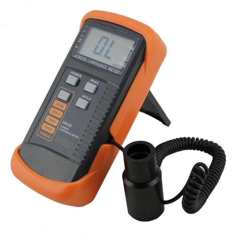 Screen Luminance Meter Light Brightness Detector with Range 0.01 to 39990 cd/m2
