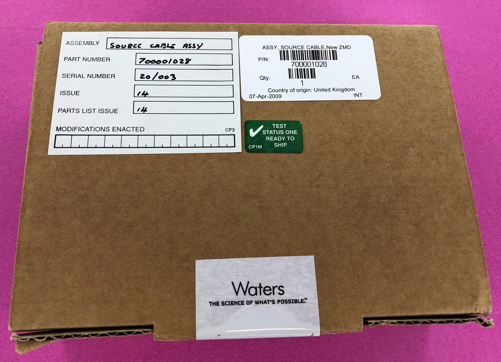 Waters ASSY SOURCE CABLE New ZMD 700001028 Assembly Mass Spectrometer