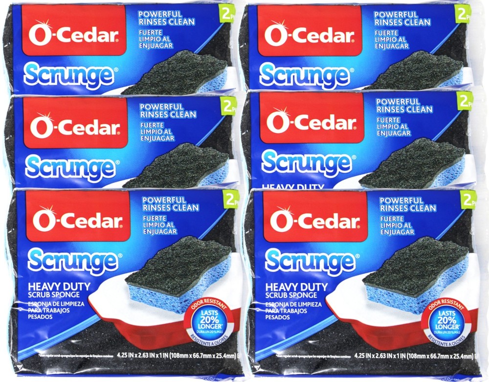 O-Cedar Scrunge Heavy Duty Scrub Sponge