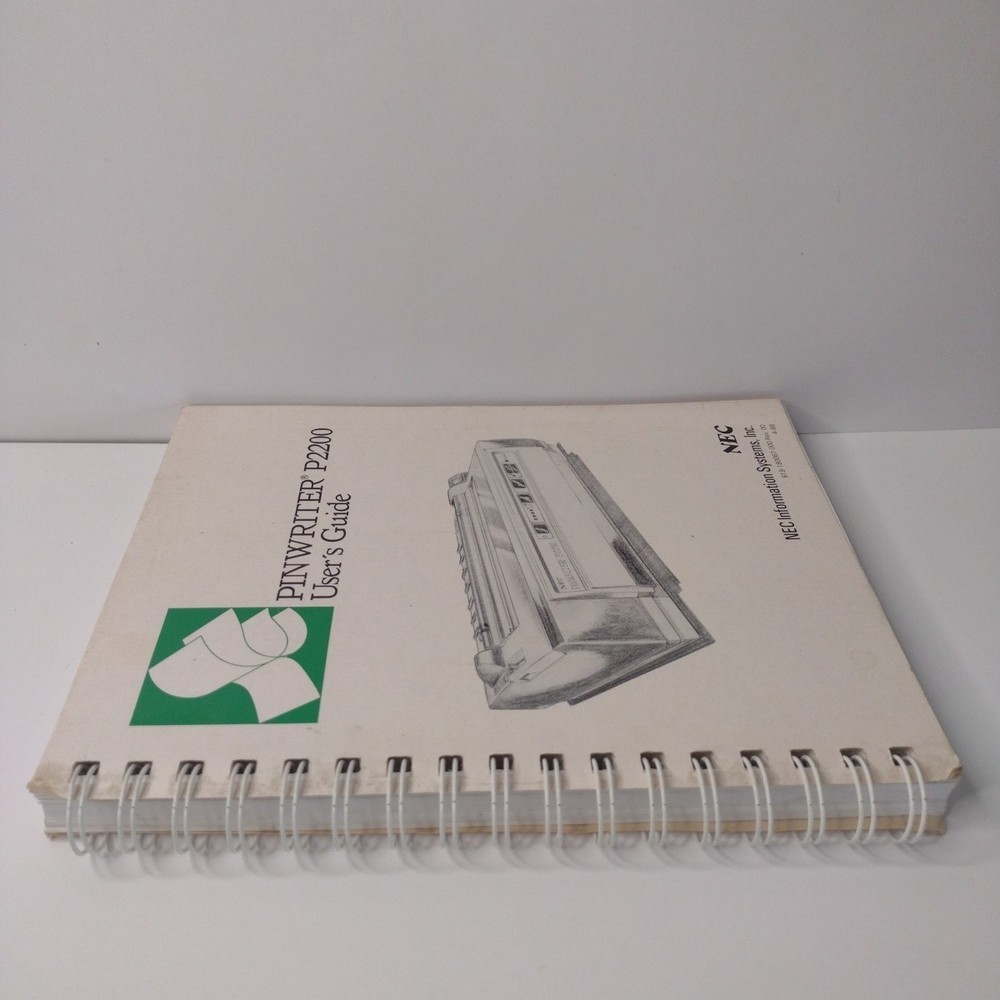 Pinwriter P2200 User's Guide