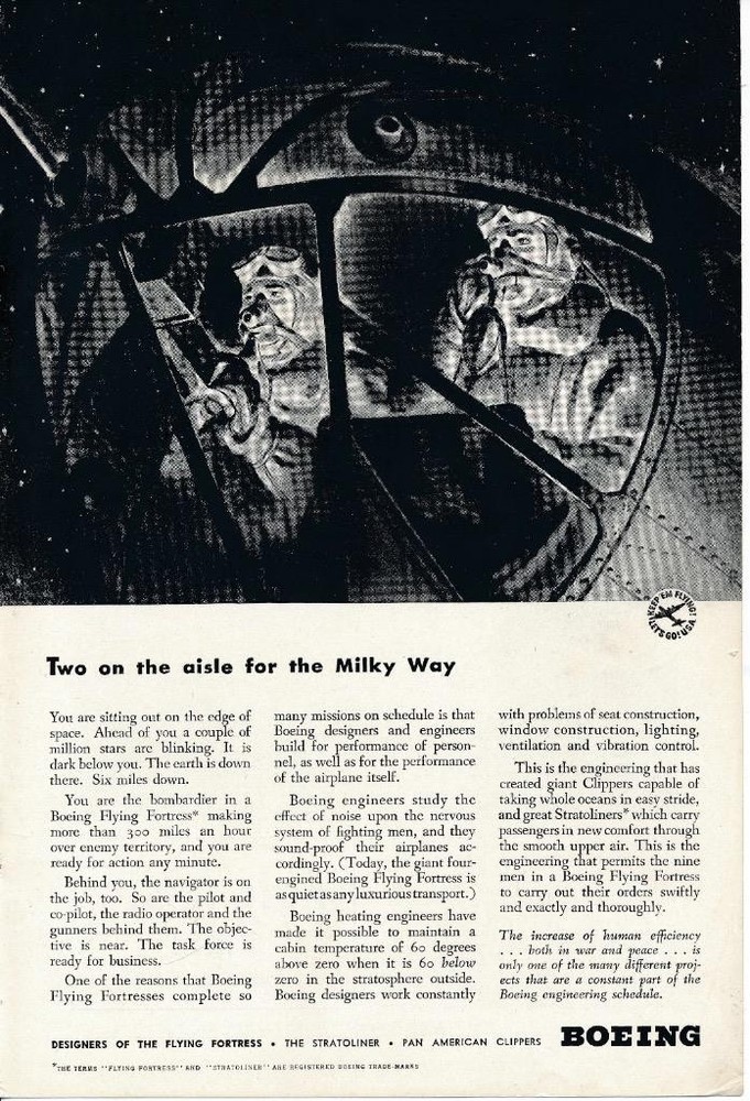Magazine Ad - 1942 - Boeing - World War II