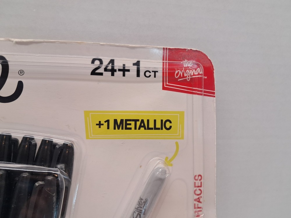 Sharpie Permanent Marker - Black 24+1 Pack