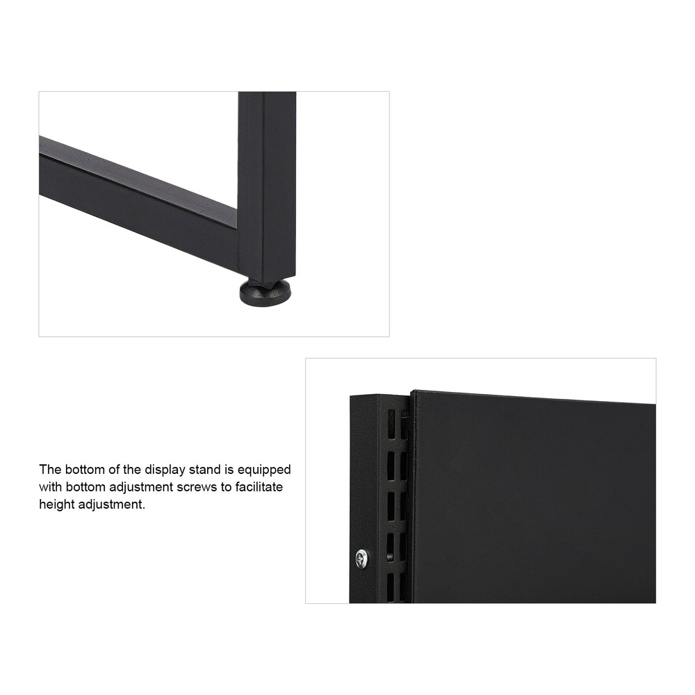 Market Retail Display Rack, Wood Fruit Vegetable Storage Rack Fruit Basket Stand