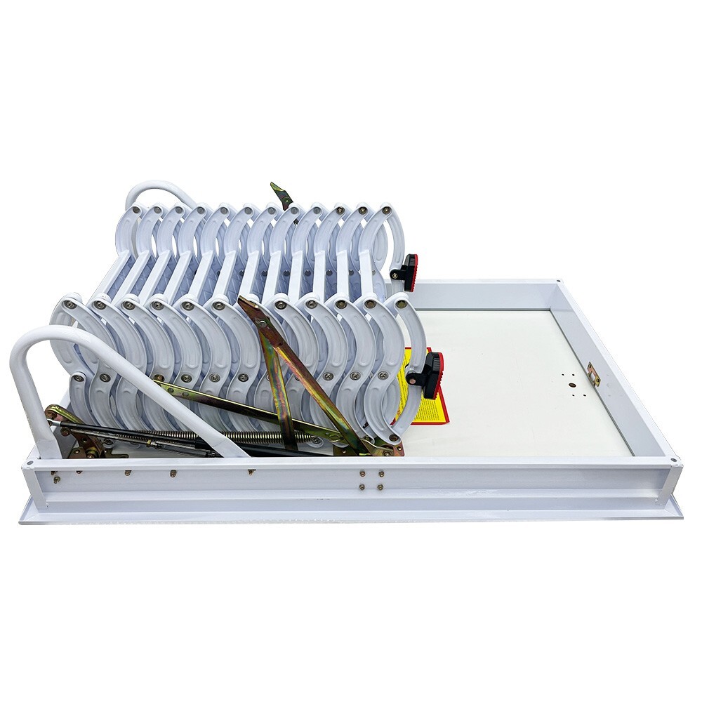 White Attic Pull Down Ceiling Ladder Stairs Ceiling Ladder Access Stairs Carbon