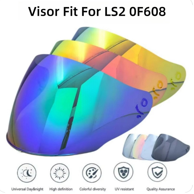 Motorcycle Helmet Visor Lens Fit For LS2 OF608 Replace Helmet PC Wind Shield