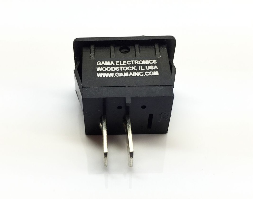 Mini 10 Amp Rocker Switch Single Pole Single Throw SPST Off- Momentary On