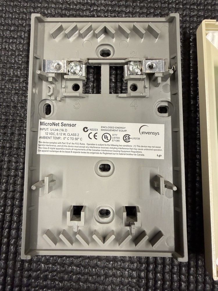 Invensys MN-SDK MicroNet Wall-Mounted Sensor