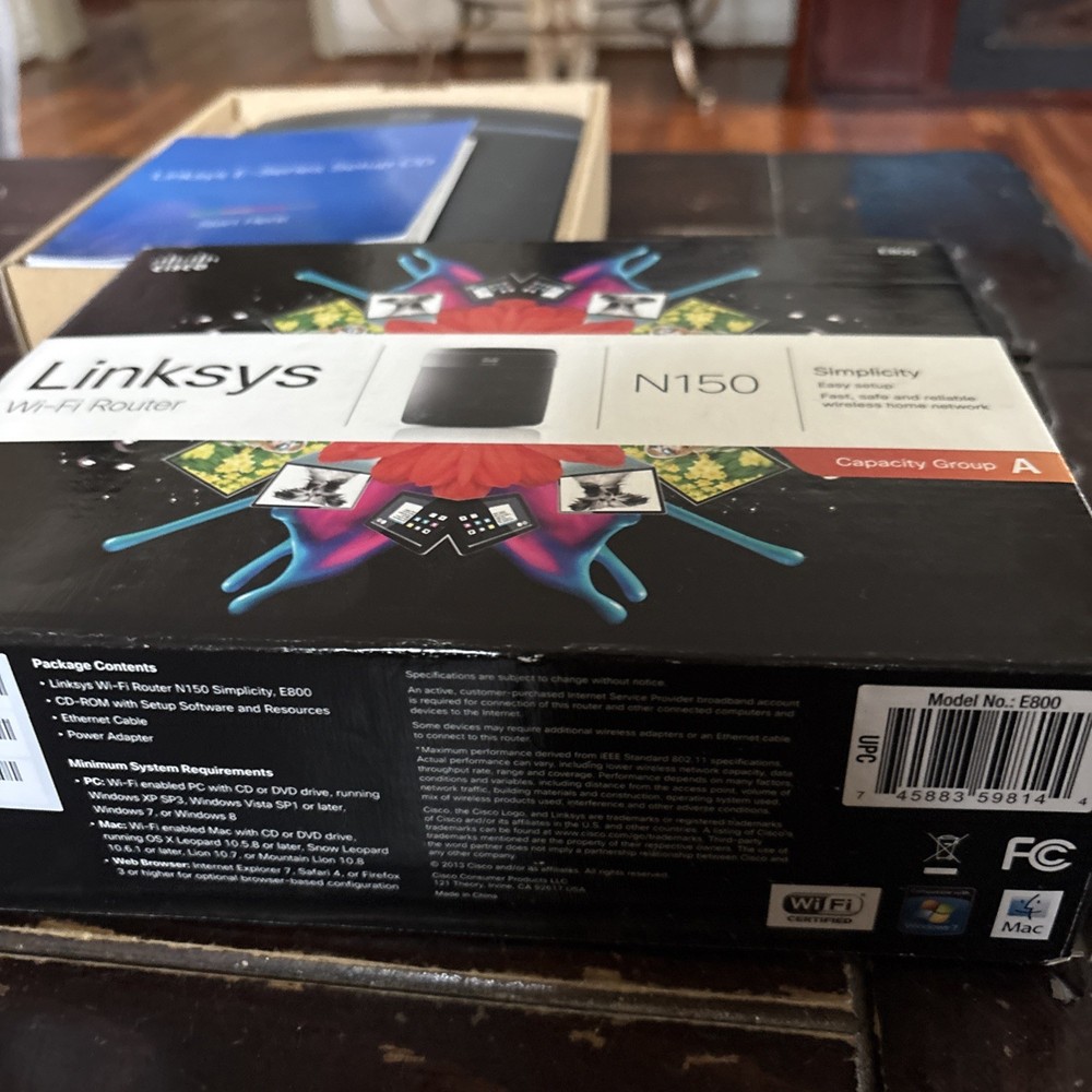 USED - Cisco Linksys E800 Wireless Wi-Fi Router