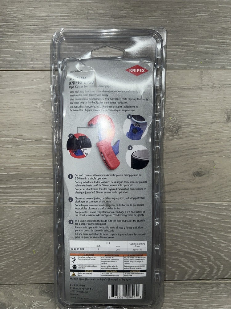 Knipex DP50 Pipe Cutter for Plastic