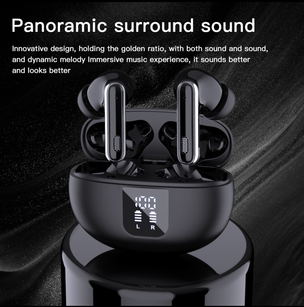 Wireless ANC Earbuds Translator for Gaming, Calling – iPhone, Pixel, Galaxy