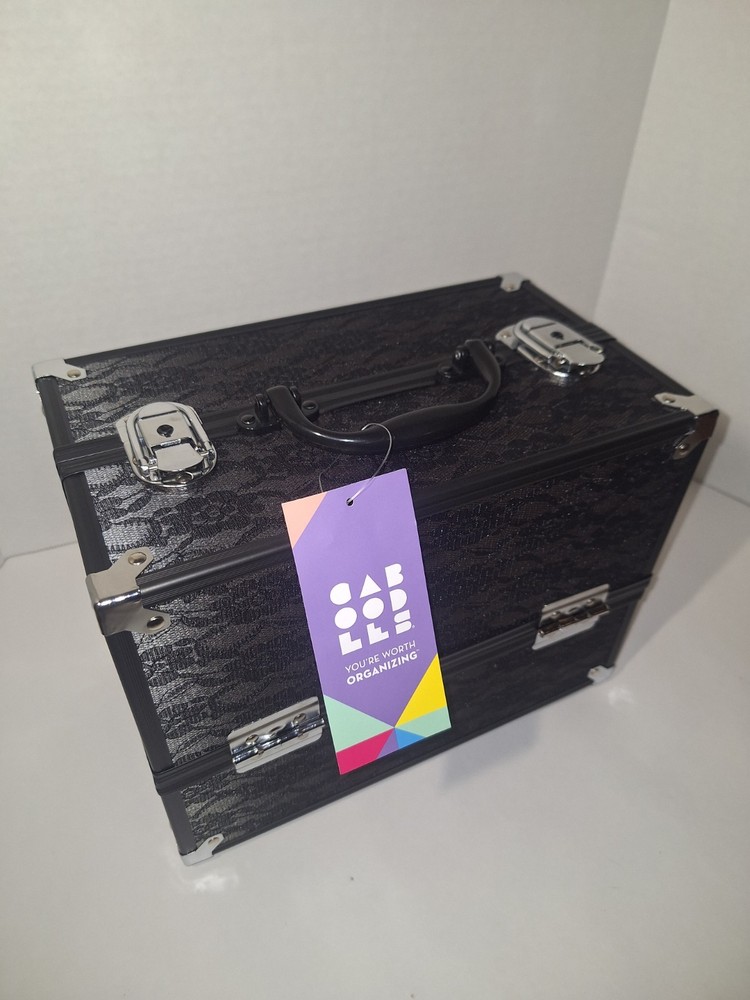 Caboodles Make Me Over 4 Tray Train Case, Cosmetic Storage Case & Organizer