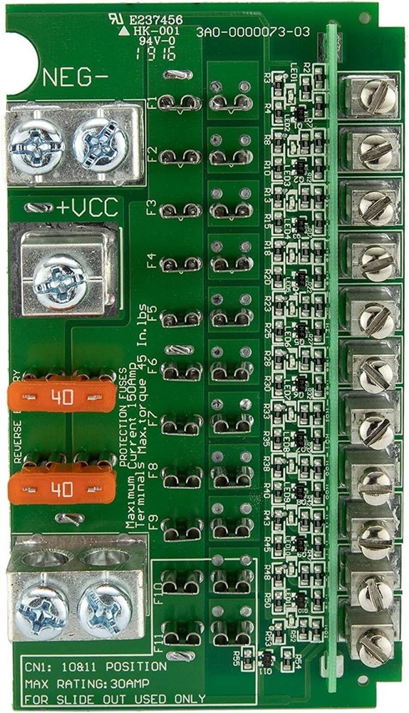 RV Converter 8955 Replacement DC Panel | 12V DC Fuse Panel | Replacement Parts