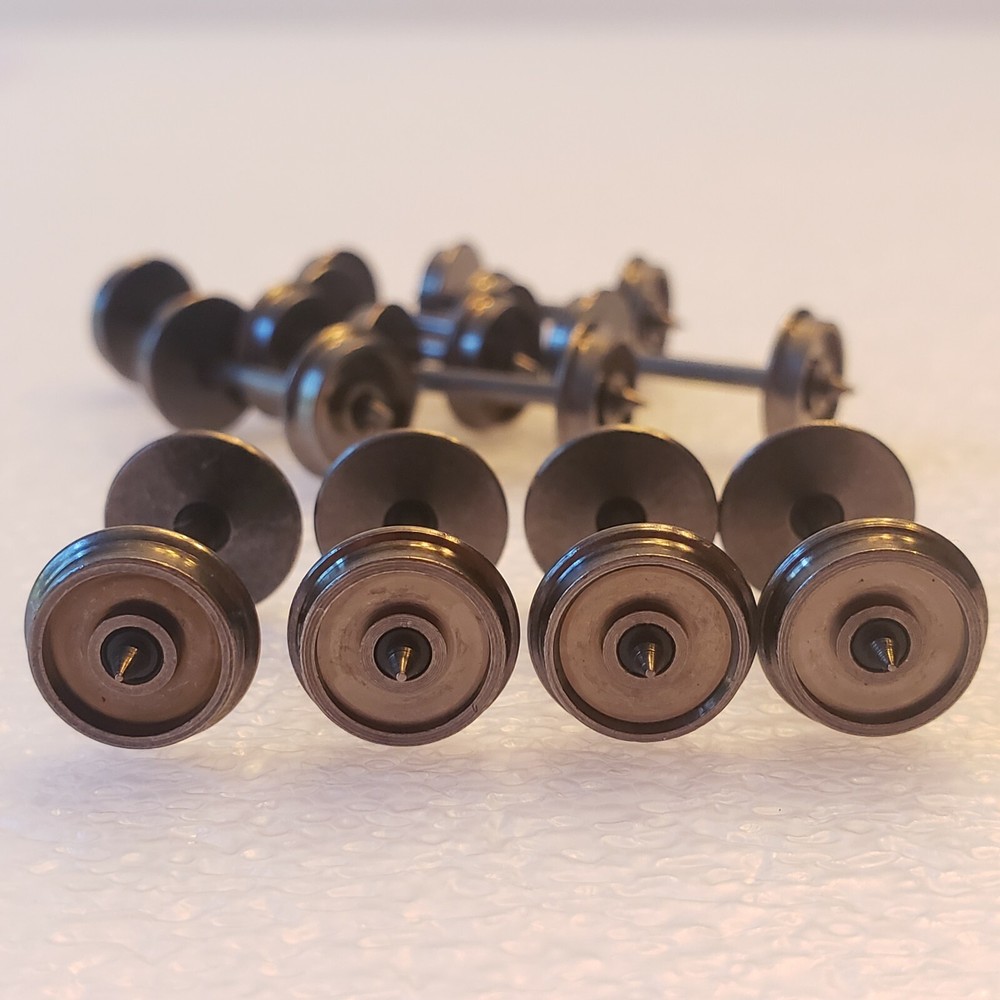 HO Scale Metal Wheels by Roll-Tru - Freight Replacement Wheels