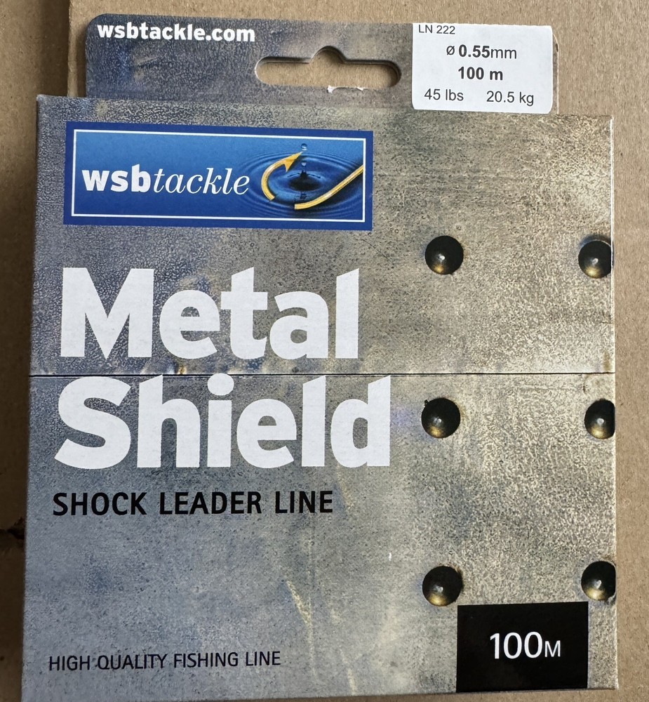 Metal shield shock leader