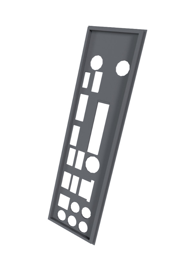 IO Shield Backplate for ASUS ROG STRIX Z270E GAMING Motherboard Replacement PETG