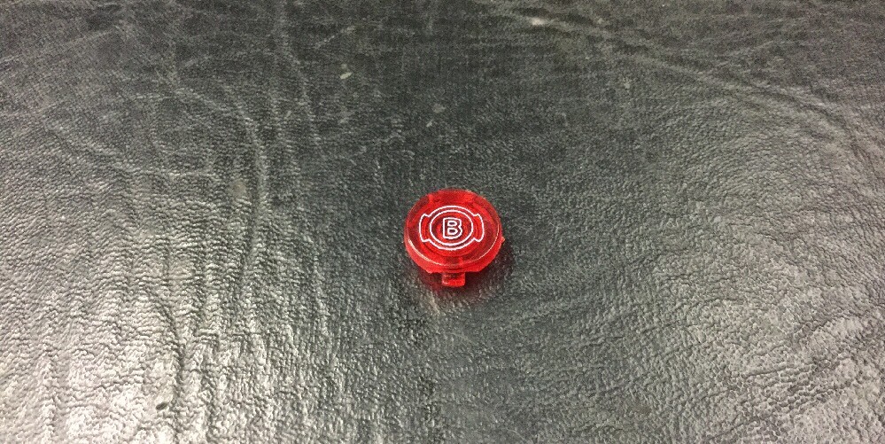 AirCooled Type 1 & Bus Brake Warning Light Replacement 'B' Lens