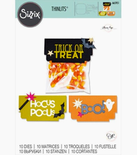 Sizzix "Halloween Toppers" by Olivia Rose Thinlits Dies- 665951 MSRP $28