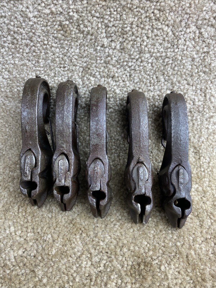Vintage Cast Industrial/Farm Track Hooks