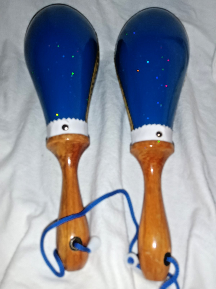Salsa Maracas -- Blue -- Rival Percussion Sumando Experiencias