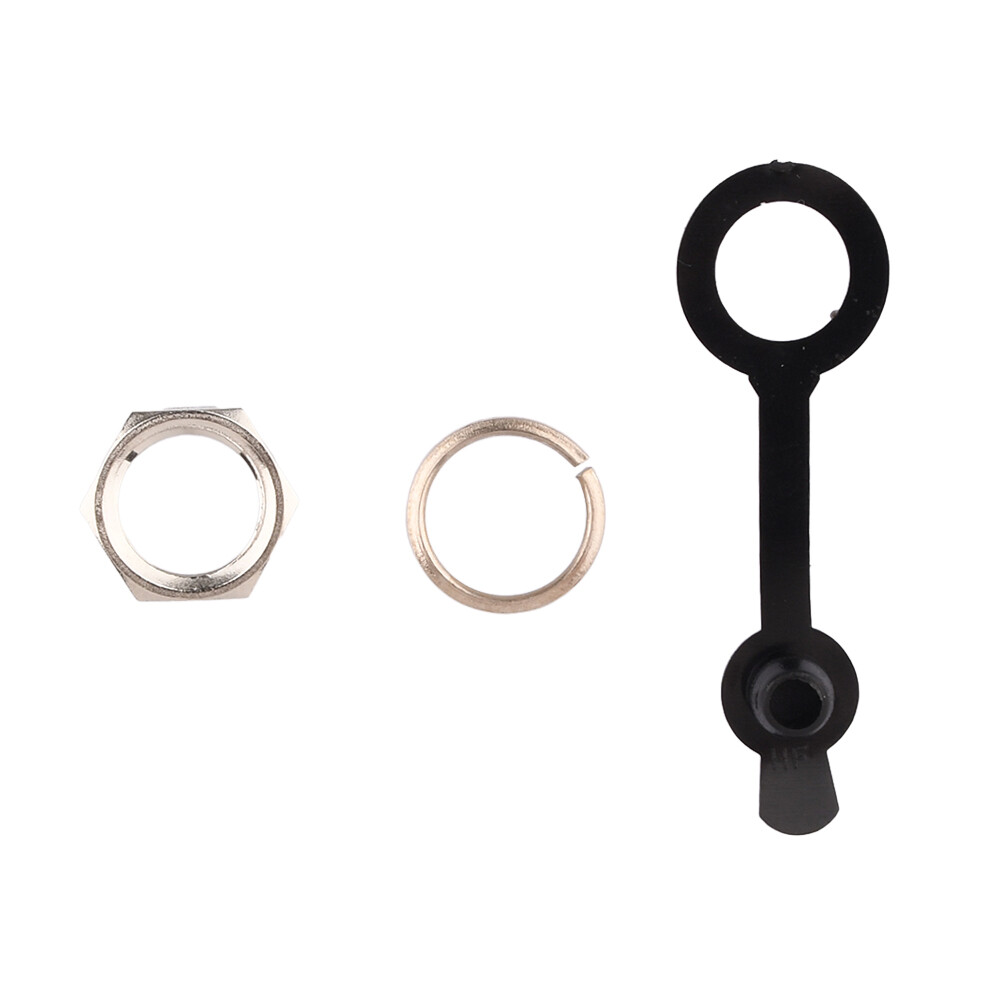 10x DC Power Jack Socket Threaded Female PanelMount Connector Adapter 5.5x2.1mm