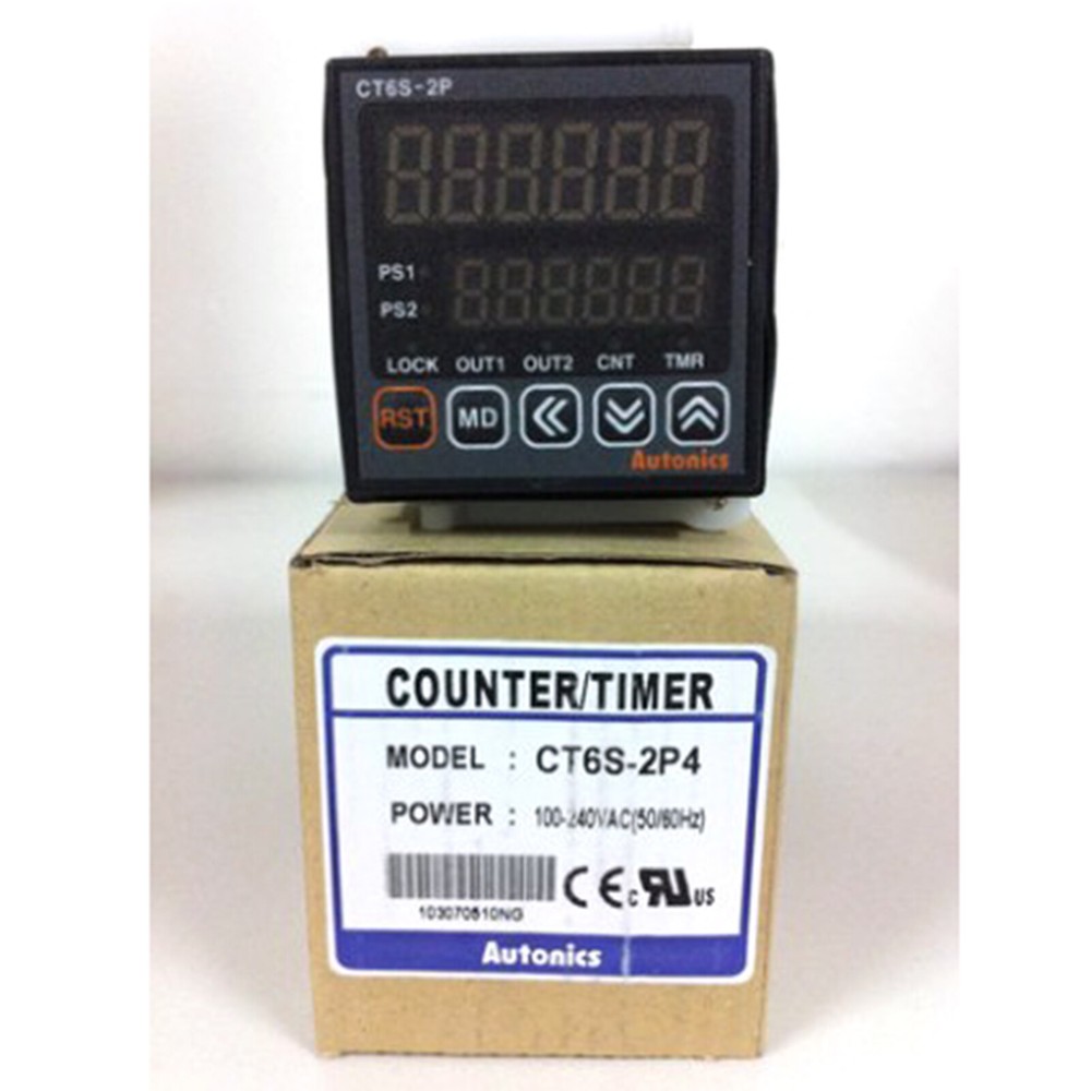 Autonics CT6S-2P4T Counters Standard Type New 1PCS ✦KD