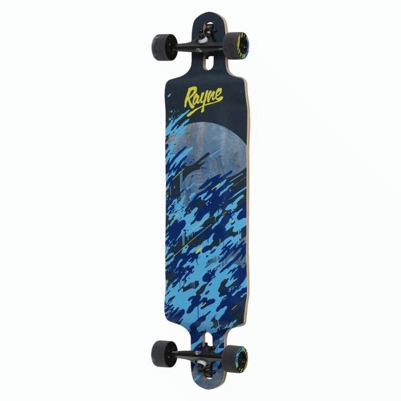 Rayne Longboards Demonseed Longboard Complete 39" Wave Camo