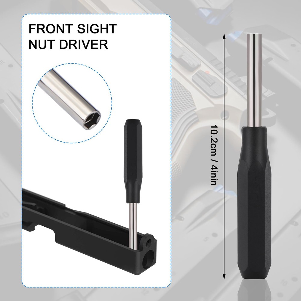 Tool Kit for Glock with Cloth Bag Front Sight Remove Magazine Disassembly...