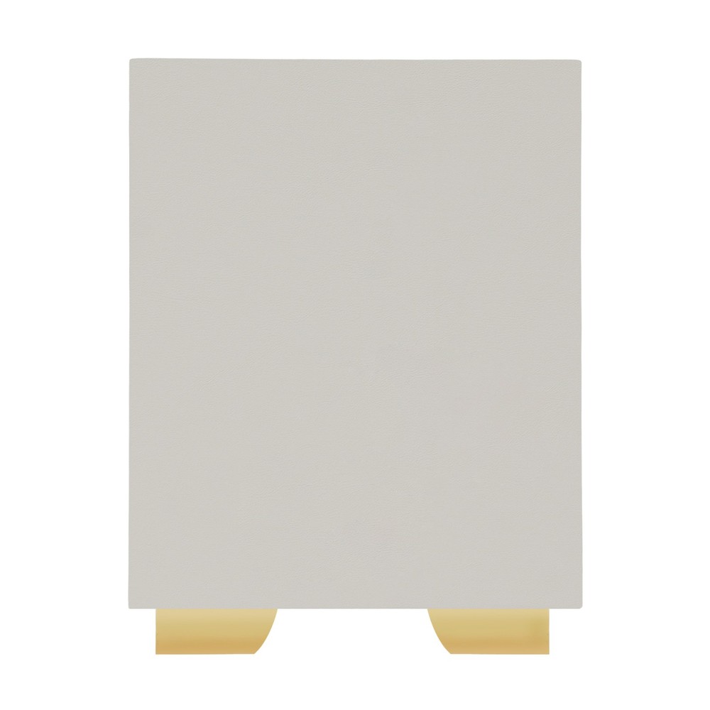 Phone Charging Bedside Cabinet, Grey, Bedside Table with Safe+Combination Lock