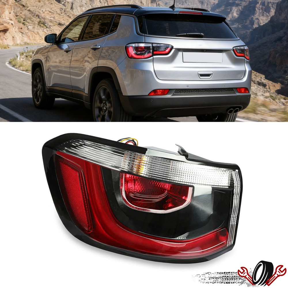 Left Driver Side Rear Tail Light Brake Lamp For Jeep Compass 2017 2018 2019 2020