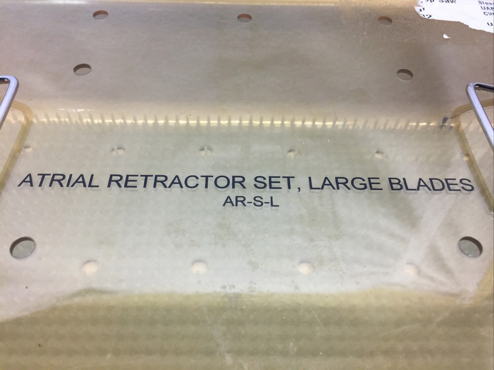 Atrial Retractor Set Large Blades AR-S-L Sterilization Case (2592)