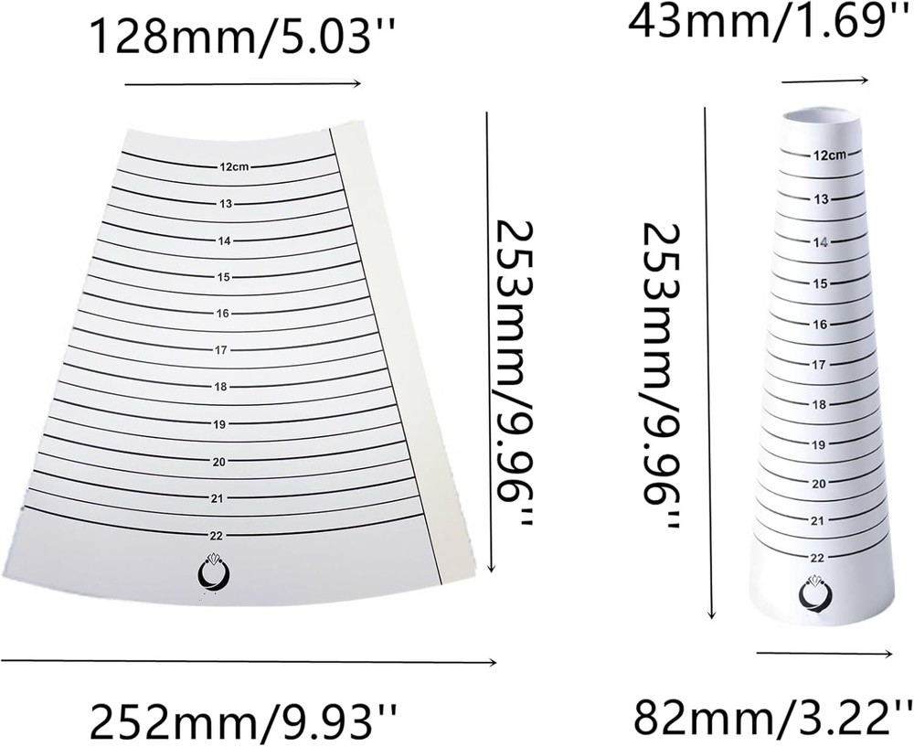 3 Pcs Bracelet Measuring Tool Resin Bracelet Sizer Measuring Tool,