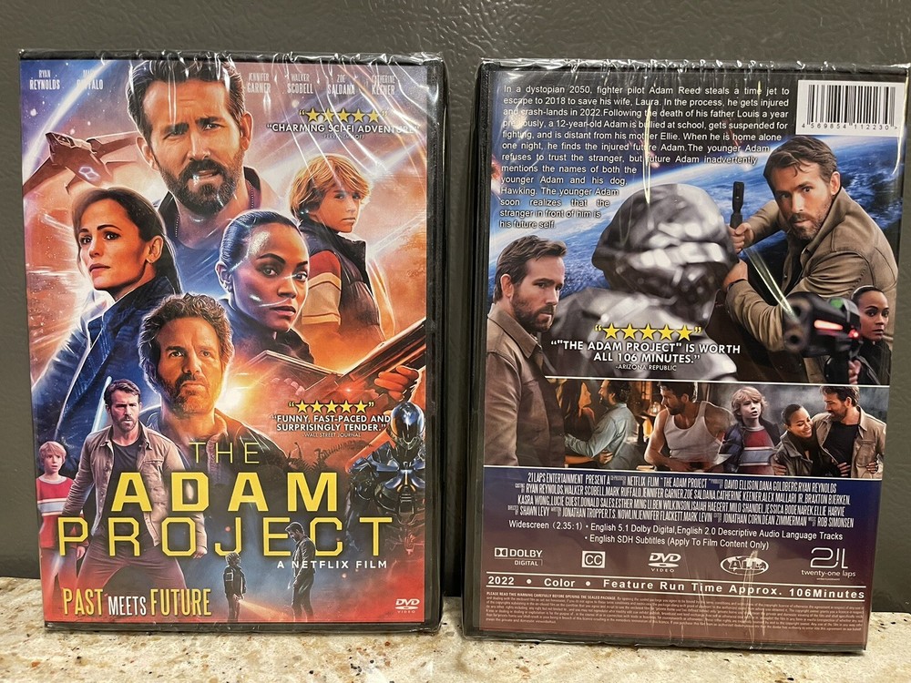 The Adam Project (2022) New, Sealed, DVD