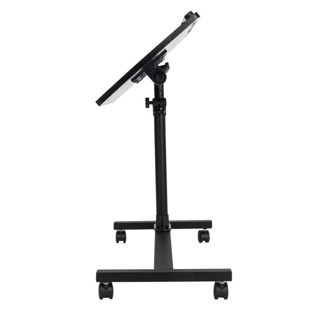 Home Office Laptop Desk Rolling Adjustable Portable Table Computer Mobile Stand