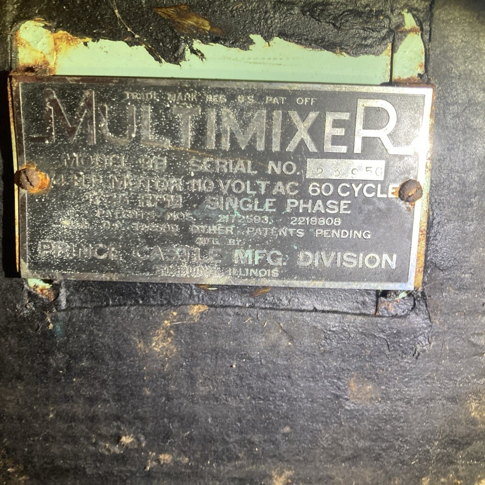 5 Head Multimixer With 7 Stainless Mixer Tins