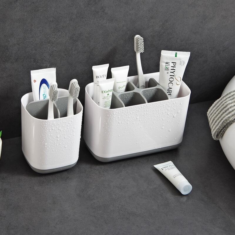 Multi-purpose Toothbrush Toothpaste Stand Holder Bathroom Accessories Organizer
