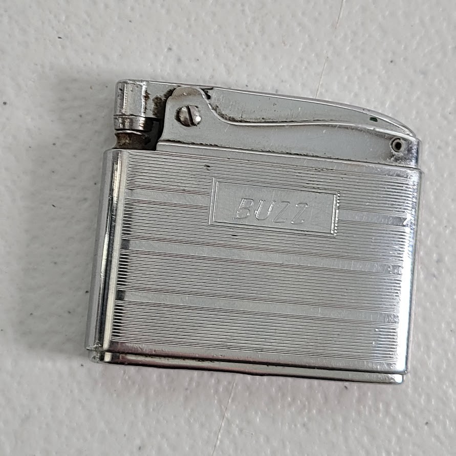 Ronson Adonis BUZZ Monogram Cigarette Lighter 1950's