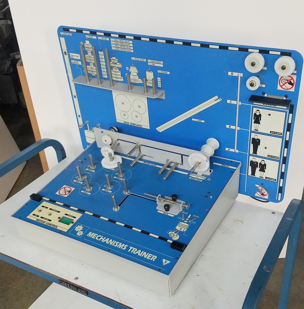 LJ Technical Systems Mechanisms Trainer PN: TL3161N ~ INCOMPLETE