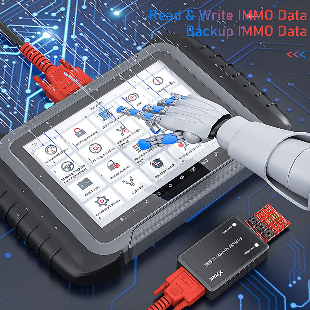 XTOOL EEPROM Adapter Data Record Use with D7S/D9SPRO/X100 PAD3 Car OBD2 Scanner
