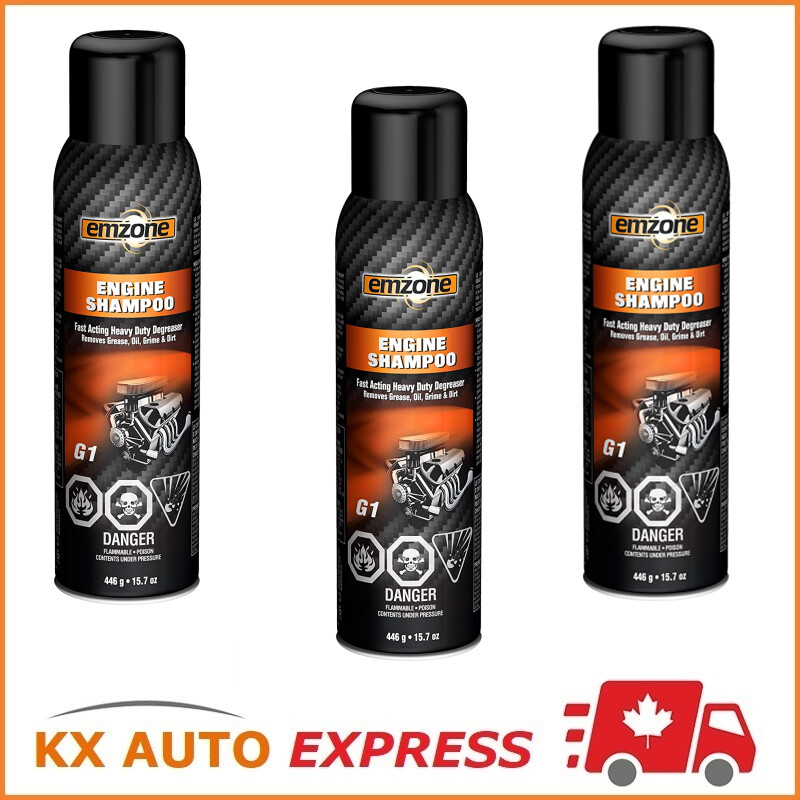 3x Emzone Engine Shampoo, 15.7 Ounces