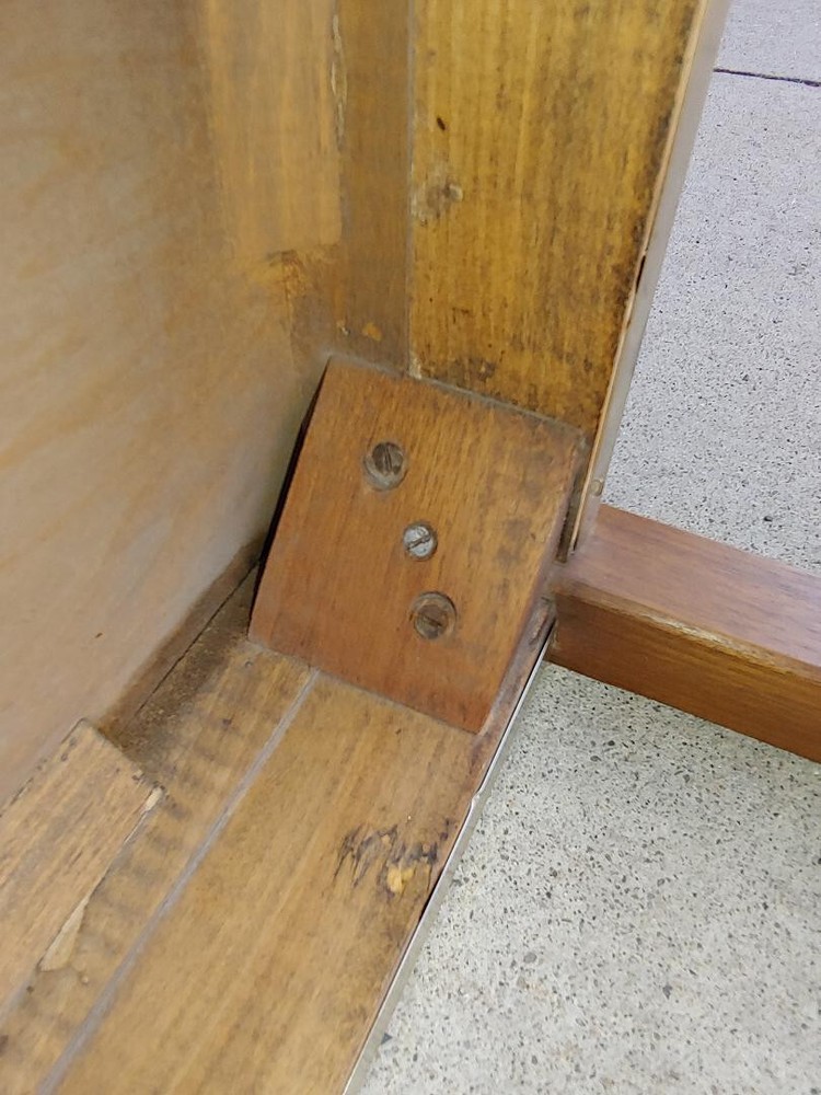 GREAT MID CENTURY MODERN WALNUT & CANE COFFEE TABLE, PAUL MCCOBB?