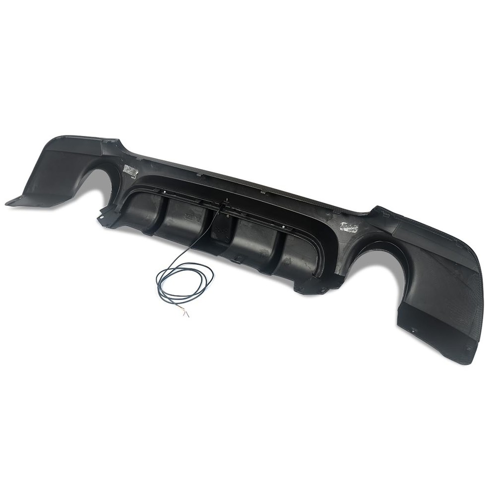 Rear Bumper Diffuser with Light for E92 E93 335i 328i 2007-2013 Carbon Fiber