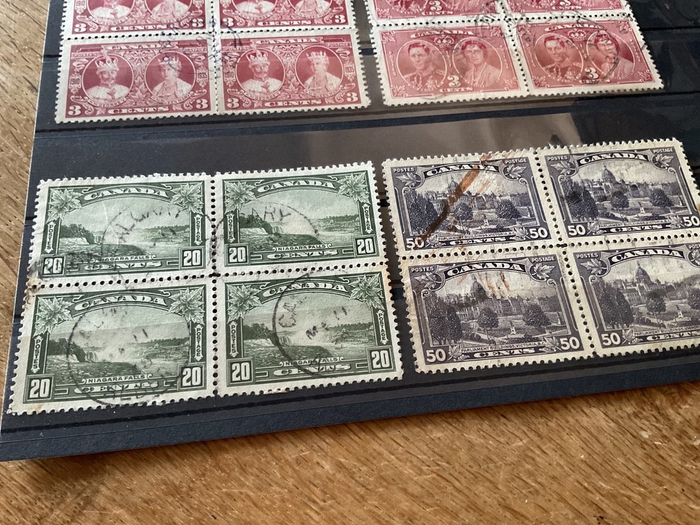 Canada used blocks stamps B1721