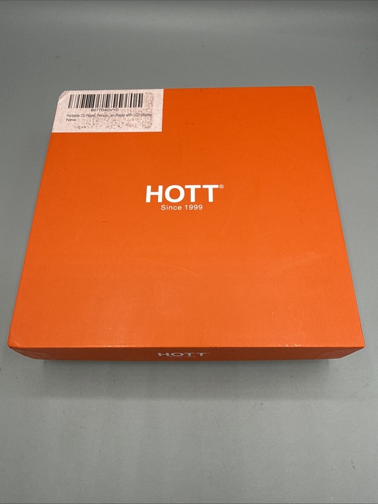 HOTT CD611 Portable CD Player (Silver) NEW