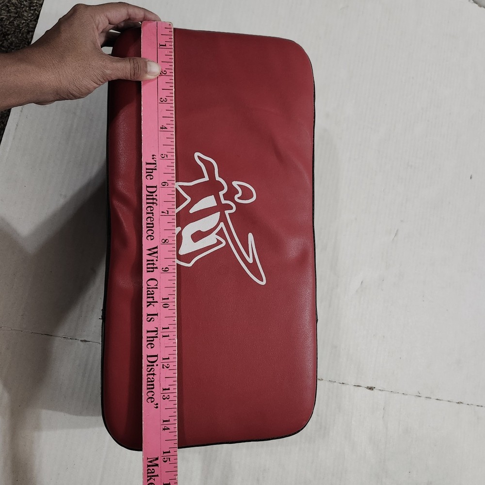 Muay Thai Kickboxing Strike Kicking Pad Shield Red
